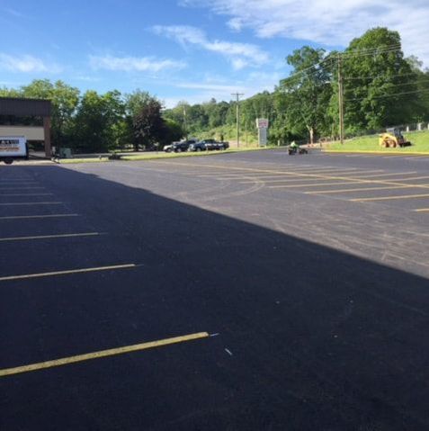 Parking Lot Marked CT Paving Pros Connecticut